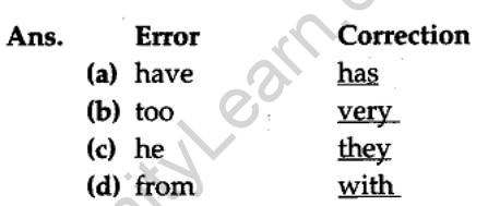 Editing Exercises for Class 10 CBSE with Answers 12