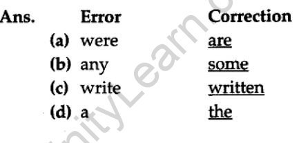 Editing Exercises for Class 10 CBSE with Answers 14