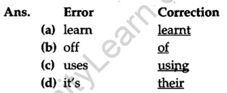 Editing Exercises for Class 10 CBSE with Answers 9