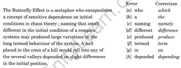 Integrated Grammar Class 10 Solutions English Workbook Practice 7