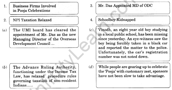 English Workbook Class 10 Solutions Unit 4 Non Finites 13