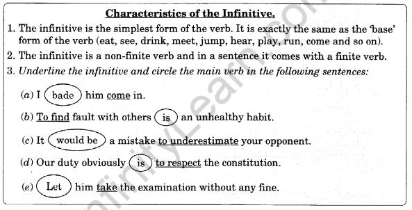 English Workbook Class 10 Solutions Unit 4 Non Finites 6