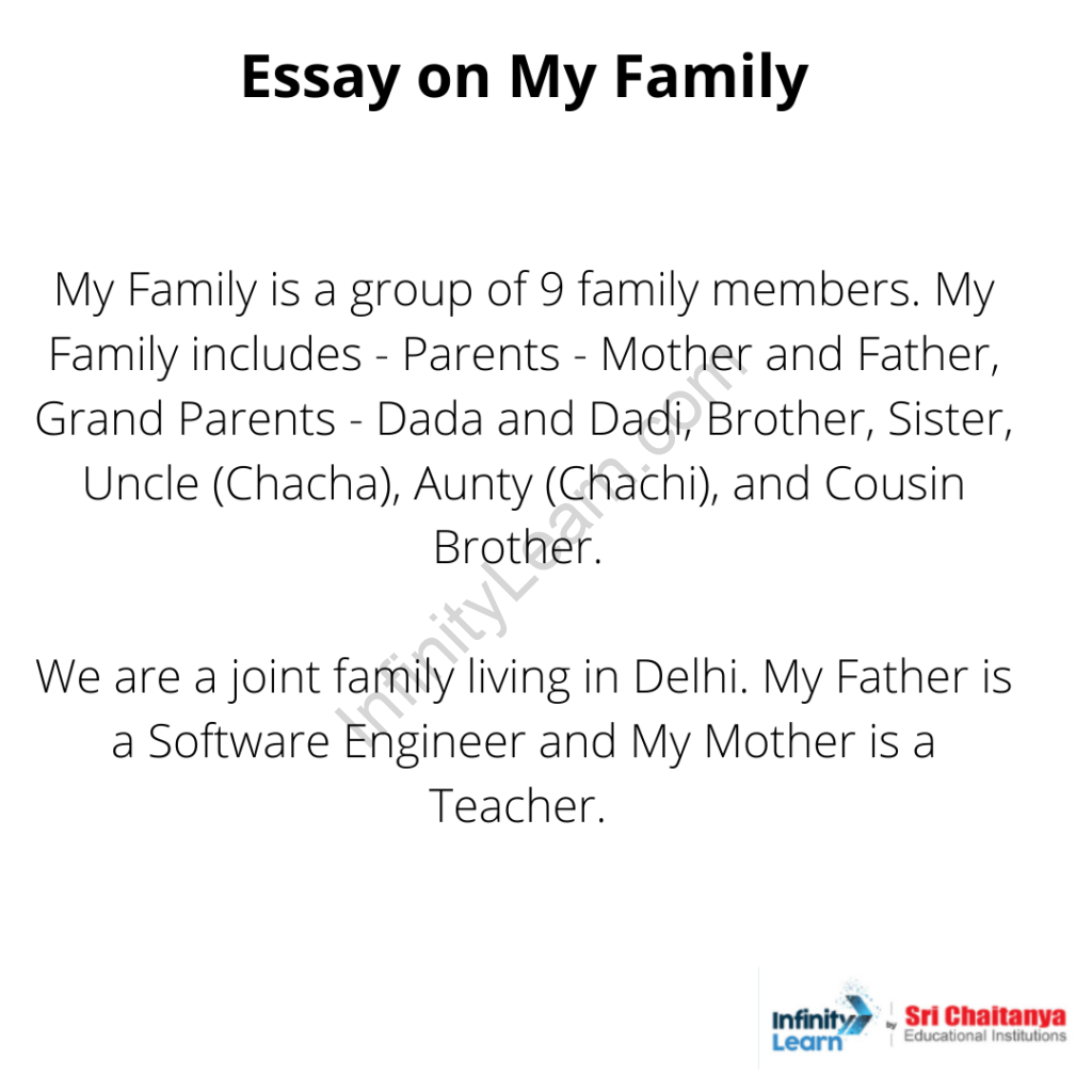 essay on role of family in our life