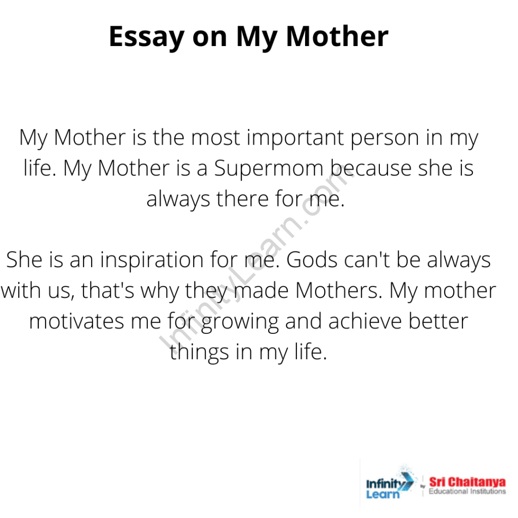 simple essays on mother