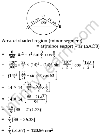 Important Questions for Class 10 Maths Chapter 12 Areas Related to Circles 28