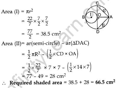 Important Questions for Class 10 Maths Chapter 12 Areas Related to Circles 42