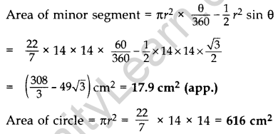 Important Questions for Class 10 Maths Chapter 12 Areas Related to Circles 47