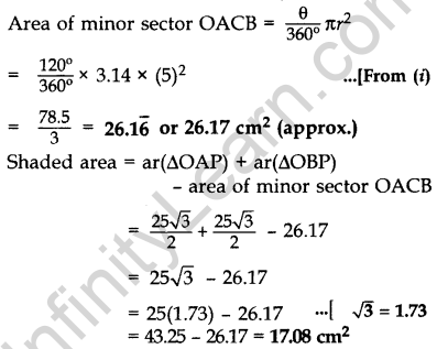 Important Questions for Class 10 Maths Chapter 12 Areas Related to Circles 79