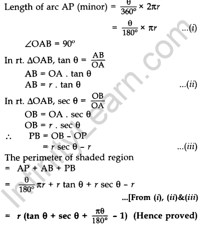 Important Questions for Class 10 Maths Chapter 12 Areas Related to Circles 81