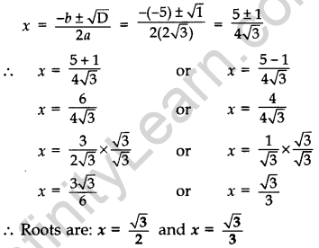Important Questions for Class 10 Maths Chapter 4 Quadratic Equations 11