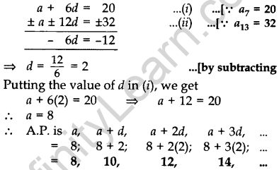 Important Questions for Class 10 Maths Chapter 5 Arithmetic Progressions 2