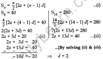 Important Questions for Class 10 Maths Chapter 5 Arithmetic Progressions 20