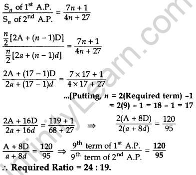 Important Questions for Class 10 Maths Chapter 5 Arithmetic Progressions 26