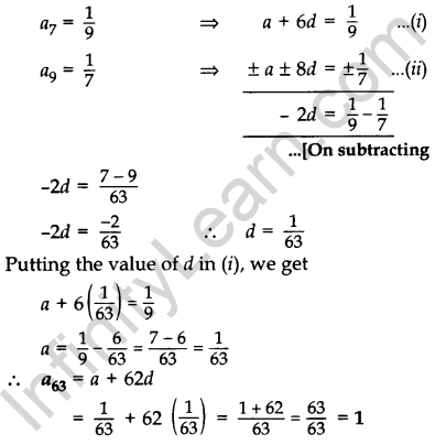 Important Questions for Class 10 Maths Chapter 5 Arithmetic Progressions 9