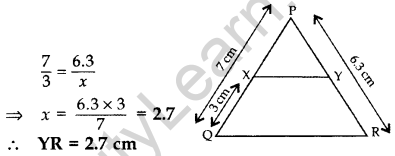 Important Questions for Class 10 Maths Chapter 6 Triangles 11