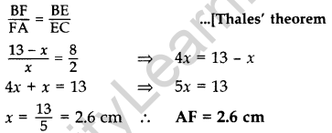 Important Questions for Class 10 Maths Chapter 6 Triangles 16