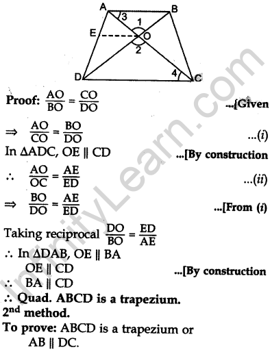 Important Questions for Class 10 Maths Chapter 6 Triangles 58