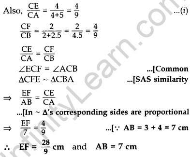 Important Questions for Class 10 Maths Chapter 6 Triangles 68