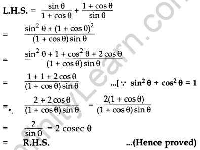 Important Questions for Class 10 Maths Chapter 8 Introduction to Trigonometry 35