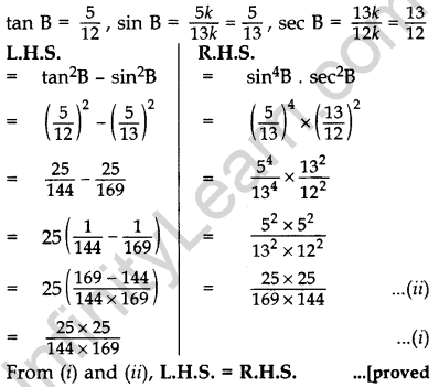 Important Questions for Class 10 Maths Chapter 8 Introduction to Trigonometry 51