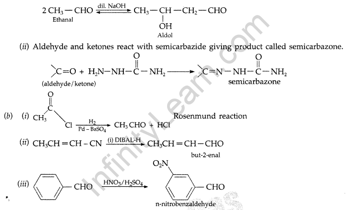 Important Questions for Class 12 Chemistry Chapter 12 Aldehydes, Ketones and Carboxylic Acids Class 12 Important Questions 160