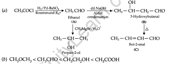 Important Questions for Class 12 Chemistry Chapter 12 Aldehydes, Ketones and Carboxylic Acids Class 12 Important Questions 174