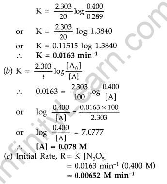 Important Questions for Class 12 Chemistry Chapter 4 Chemical Kinetics Class 12 Important Questions 17