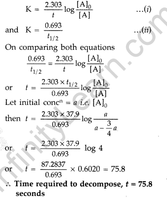 Important Questions for Class 12 Chemistry Chapter 4 Chemical Kinetics Class 12 Important Questions 33
