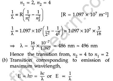 Important Questions for Class 12 Physics Chapter 12 Atoms Class 12 Important Questions 21