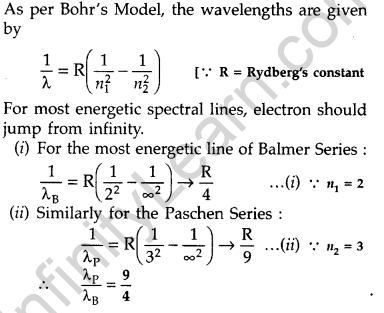 Important Questions for Class 12 Physics Chapter 12 Atoms Class 12 Important Questions 27