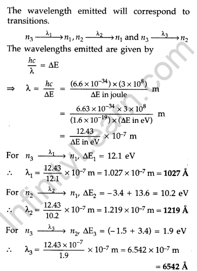 Important Questions for Class 12 Physics Chapter 12 Atoms Class 12 Important Questions 33