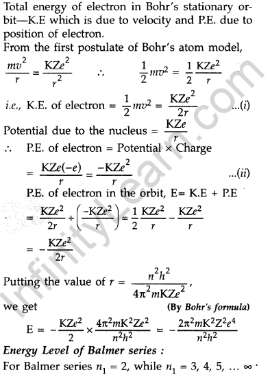 Important Questions for Class 12 Physics Chapter 12 Atoms Class 12 Important Questions 56