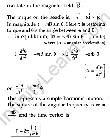Important Questions for Class 12 Physics Chapter 5 Magnetism and Matter Class 12 Important Questions 24