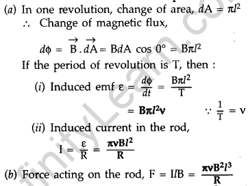 Important Questions for Class 12 Physics Chapter 6 Electromagnetic Induction Class 12 Important Questions 80