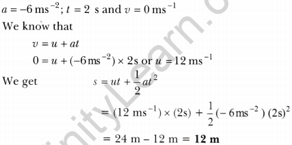 Motion Class 9 Extra Questions Science Chapter 8 22