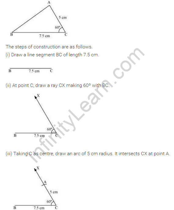 NCERT Solutions for Class 7 Maths Chapter 10 Practical Geometry Ex 10.3 Q3
