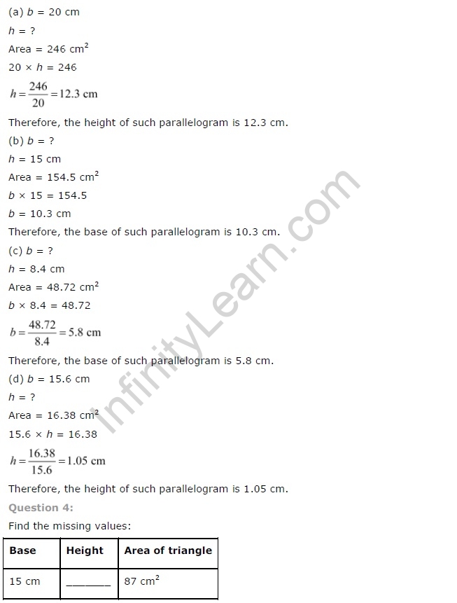 NCERT Solutions for Class 7 Maths Chapter 11 Perimeter and Area Ex 11.2 A3