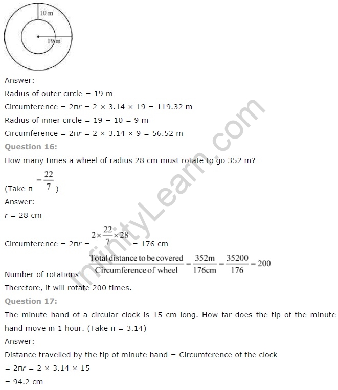 NCERT Solutions for Class 7 Maths Chapter 11 Perimeter and Area Ex 11.3 Q7