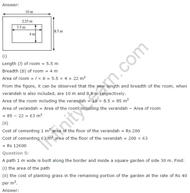 NCERT Solutions for Class 7 Maths Chapter 11 Perimeter and Area Ex 11.4 A3