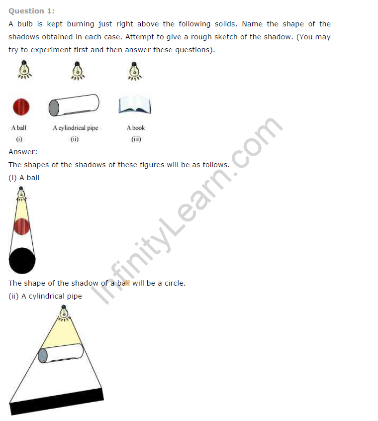 NCERT Solutions for Class 7 Maths Chapter 15 Visualising Solid Shapes Ex 15.4 Q1