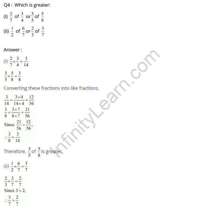 NCERT Solutions for Class 7 Maths Chapter 2 Fractions and Decimals Ex 2.3 Q4