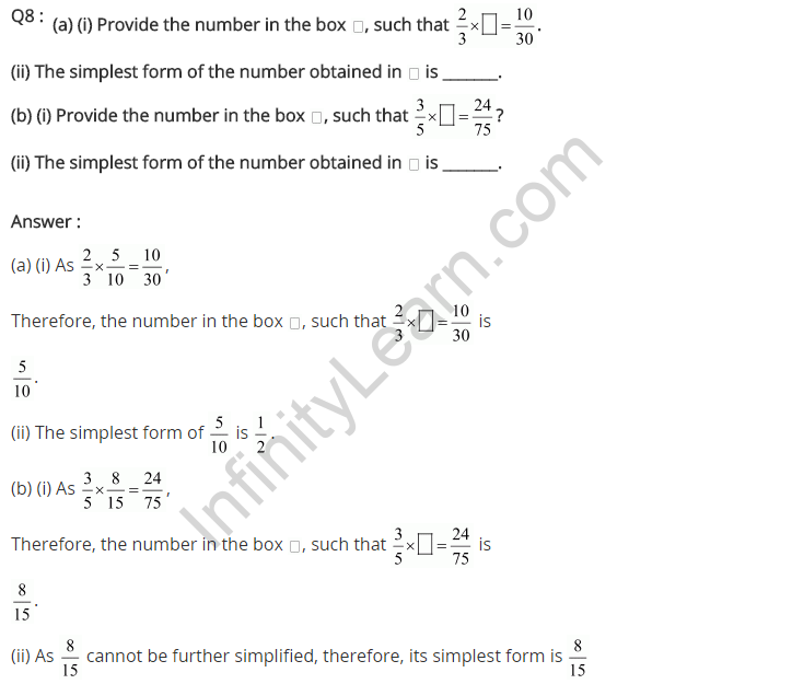 NCERT Solutions for Class 7 Maths Chapter 2 Fractions and Decimals Ex 2.3 Q8
