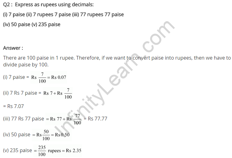 NCERT Solutions for Class 7 Maths Chapter 2 Fractions and Decimals Ex 2.5 Q2