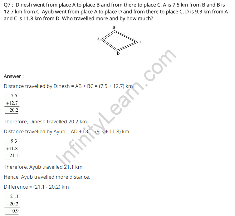 NCERT Solutions for Class 7 Maths Chapter 2 Fractions and Decimals Ex 2.5 Q7