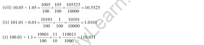 NCERT Solutions for Class 7 Maths Chapter 2 Fractions and Decimals Ex 2.6 Q5.1