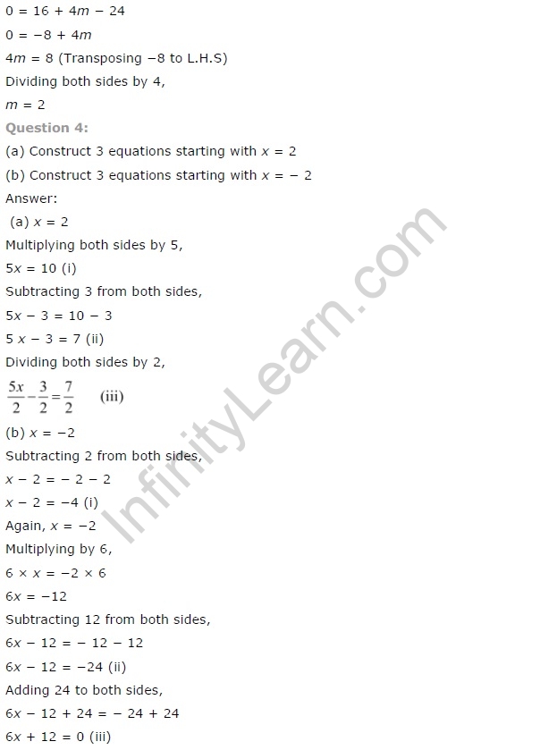 NCERT Solutions for Class 7 Maths Chapter 4 Simple Equations Ex 4.3 Q4