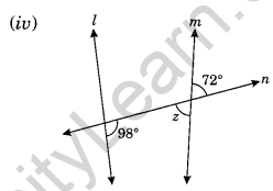 NCERT Solutions for Class 7 Maths Chapter 5 Lines and Angles Ex 5.2 8