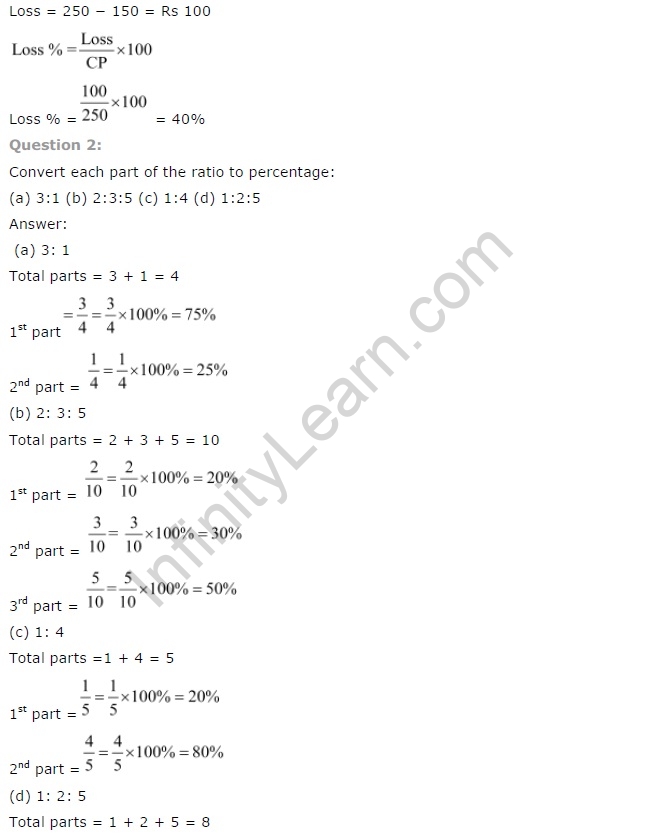 NCERT Solutions for Class 7 Maths Chapter 8 Comparing Quantities Ex 8.3 Q2