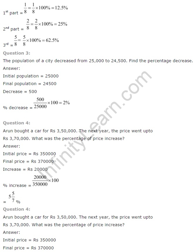 NCERT Solutions for Class 7 Maths Chapter 8 Comparing Quantities Ex 8.3 Q3
