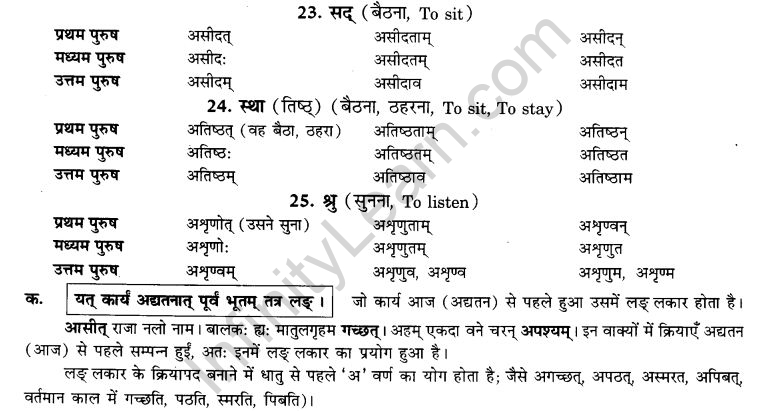 NCERT Solutions for Class 9th Sanskrit Chapter 7 Bhutakalah 5
